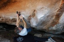 Bouldering in Hueco Tanks on 11/02/2018 with Blue Lizard Climbing and Yoga

Filename: SRM_20181102_1220030.jpg
Aperture: f/4.0
Shutter Speed: 1/320
Body: Canon EOS-1D Mark II
Lens: Canon EF 16-35mm f/2.8 L