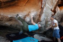 Bouldering in Hueco Tanks on 11/02/2018 with Blue Lizard Climbing and Yoga

Filename: SRM_20181102_1228470.jpg
Aperture: f/4.0
Shutter Speed: 1/320
Body: Canon EOS-1D Mark II
Lens: Canon EF 16-35mm f/2.8 L
