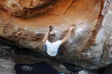 Bouldering in Hueco Tanks on 11/02/2018 with Blue Lizard Climbing and Yoga

Filename: SRM_20181102_1232020.jpg
Aperture: f/4.0
Shutter Speed: 1/250
Body: Canon EOS-1D Mark II
Lens: Canon EF 16-35mm f/2.8 L