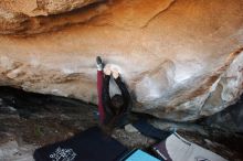 Bouldering in Hueco Tanks on 11/02/2018 with Blue Lizard Climbing and Yoga

Filename: SRM_20181102_1234070.jpg
Aperture: f/4.0
Shutter Speed: 1/200
Body: Canon EOS-1D Mark II
Lens: Canon EF 16-35mm f/2.8 L