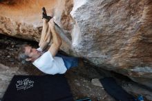 Bouldering in Hueco Tanks on 11/02/2018 with Blue Lizard Climbing and Yoga

Filename: SRM_20181102_1239570.jpg
Aperture: f/4.0
Shutter Speed: 1/250
Body: Canon EOS-1D Mark II
Lens: Canon EF 16-35mm f/2.8 L