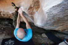 Bouldering in Hueco Tanks on 11/02/2018 with Blue Lizard Climbing and Yoga

Filename: SRM_20181102_1242330.jpg
Aperture: f/4.0
Shutter Speed: 1/250
Body: Canon EOS-1D Mark II
Lens: Canon EF 16-35mm f/2.8 L