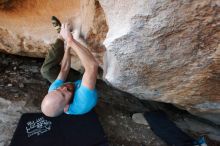 Bouldering in Hueco Tanks on 11/02/2018 with Blue Lizard Climbing and Yoga

Filename: SRM_20181102_1245190.jpg
Aperture: f/4.0
Shutter Speed: 1/250
Body: Canon EOS-1D Mark II
Lens: Canon EF 16-35mm f/2.8 L
