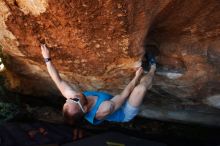 Bouldering in Hueco Tanks on 11/02/2018 with Blue Lizard Climbing and Yoga

Filename: SRM_20181102_1343320.jpg
Aperture: f/4.0
Shutter Speed: 1/400
Body: Canon EOS-1D Mark II
Lens: Canon EF 16-35mm f/2.8 L