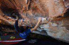 Bouldering in Hueco Tanks on 11/02/2018 with Blue Lizard Climbing and Yoga

Filename: SRM_20181102_1348240.jpg
Aperture: f/4.0
Shutter Speed: 1/200
Body: Canon EOS-1D Mark II
Lens: Canon EF 16-35mm f/2.8 L