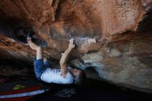 Bouldering in Hueco Tanks on 11/02/2018 with Blue Lizard Climbing and Yoga

Filename: SRM_20181102_1349150.jpg
Aperture: f/4.0
Shutter Speed: 1/320
Body: Canon EOS-1D Mark II
Lens: Canon EF 16-35mm f/2.8 L