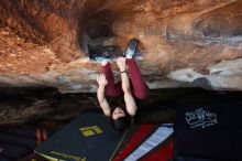 Bouldering in Hueco Tanks on 11/02/2018 with Blue Lizard Climbing and Yoga

Filename: SRM_20181102_1355260.jpg
Aperture: f/4.0
Shutter Speed: 1/200
Body: Canon EOS-1D Mark II
Lens: Canon EF 16-35mm f/2.8 L