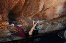 Bouldering in Hueco Tanks on 11/02/2018 with Blue Lizard Climbing and Yoga

Filename: SRM_20181102_1355370.jpg
Aperture: f/4.0
Shutter Speed: 1/320
Body: Canon EOS-1D Mark II
Lens: Canon EF 16-35mm f/2.8 L