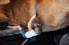 Bouldering in Hueco Tanks on 11/02/2018 with Blue Lizard Climbing and Yoga

Filename: SRM_20181102_1358181.jpg
Aperture: f/4.0
Shutter Speed: 1/400
Body: Canon EOS-1D Mark II
Lens: Canon EF 16-35mm f/2.8 L