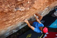 Bouldering in Hueco Tanks on 11/02/2018 with Blue Lizard Climbing and Yoga

Filename: SRM_20181102_1400080.jpg
Aperture: f/4.0
Shutter Speed: 1/320
Body: Canon EOS-1D Mark II
Lens: Canon EF 16-35mm f/2.8 L