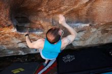 Bouldering in Hueco Tanks on 11/02/2018 with Blue Lizard Climbing and Yoga

Filename: SRM_20181102_1401450.jpg
Aperture: f/4.0
Shutter Speed: 1/250
Body: Canon EOS-1D Mark II
Lens: Canon EF 16-35mm f/2.8 L