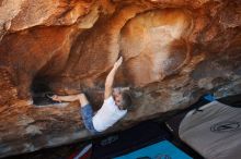 Bouldering in Hueco Tanks on 11/02/2018 with Blue Lizard Climbing and Yoga

Filename: SRM_20181102_1406370.jpg
Aperture: f/4.5
Shutter Speed: 1/320
Body: Canon EOS-1D Mark II
Lens: Canon EF 16-35mm f/2.8 L