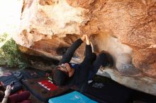 Bouldering in Hueco Tanks on 11/02/2018 with Blue Lizard Climbing and Yoga

Filename: SRM_20181102_1411100.jpg
Aperture: f/5.0
Shutter Speed: 1/200
Body: Canon EOS-1D Mark II
Lens: Canon EF 16-35mm f/2.8 L