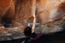 Bouldering in Hueco Tanks on 11/02/2018 with Blue Lizard Climbing and Yoga

Filename: SRM_20181102_1418351.jpg
Aperture: f/4.5
Shutter Speed: 1/320
Body: Canon EOS-1D Mark II
Lens: Canon EF 16-35mm f/2.8 L