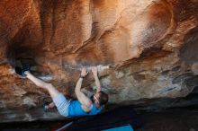 Bouldering in Hueco Tanks on 11/02/2018 with Blue Lizard Climbing and Yoga

Filename: SRM_20181102_1420580.jpg
Aperture: f/4.5
Shutter Speed: 1/320
Body: Canon EOS-1D Mark II
Lens: Canon EF 16-35mm f/2.8 L