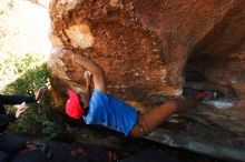 Bouldering in Hueco Tanks on 11/02/2018 with Blue Lizard Climbing and Yoga

Filename: SRM_20181102_1424061.jpg
Aperture: f/4.5
Shutter Speed: 1/320
Body: Canon EOS-1D Mark II
Lens: Canon EF 16-35mm f/2.8 L