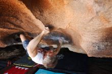 Bouldering in Hueco Tanks on 11/02/2018 with Blue Lizard Climbing and Yoga

Filename: SRM_20181102_1426320.jpg
Aperture: f/4.5
Shutter Speed: 1/250
Body: Canon EOS-1D Mark II
Lens: Canon EF 16-35mm f/2.8 L