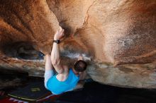 Bouldering in Hueco Tanks on 11/02/2018 with Blue Lizard Climbing and Yoga

Filename: SRM_20181102_1435030.jpg
Aperture: f/4.0
Shutter Speed: 1/400
Body: Canon EOS-1D Mark II
Lens: Canon EF 16-35mm f/2.8 L