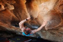 Bouldering in Hueco Tanks on 11/02/2018 with Blue Lizard Climbing and Yoga

Filename: SRM_20181102_1435090.jpg
Aperture: f/4.0
Shutter Speed: 1/400
Body: Canon EOS-1D Mark II
Lens: Canon EF 16-35mm f/2.8 L