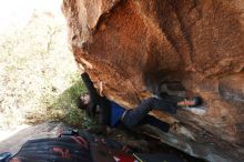 Bouldering in Hueco Tanks on 11/02/2018 with Blue Lizard Climbing and Yoga

Filename: SRM_20181102_1437100.jpg
Aperture: f/4.0
Shutter Speed: 1/500
Body: Canon EOS-1D Mark II
Lens: Canon EF 16-35mm f/2.8 L