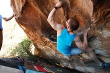 Bouldering in Hueco Tanks on 11/02/2018 with Blue Lizard Climbing and Yoga

Filename: SRM_20181102_1438550.jpg
Aperture: f/4.0
Shutter Speed: 1/400
Body: Canon EOS-1D Mark II
Lens: Canon EF 16-35mm f/2.8 L