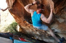 Bouldering in Hueco Tanks on 11/02/2018 with Blue Lizard Climbing and Yoga

Filename: SRM_20181102_1438580.jpg
Aperture: f/4.0
Shutter Speed: 1/400
Body: Canon EOS-1D Mark II
Lens: Canon EF 16-35mm f/2.8 L