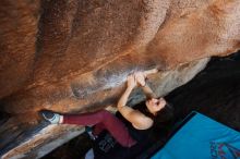 Bouldering in Hueco Tanks on 11/02/2018 with Blue Lizard Climbing and Yoga

Filename: SRM_20181102_1448130.jpg
Aperture: f/4.0
Shutter Speed: 1/250
Body: Canon EOS-1D Mark II
Lens: Canon EF 16-35mm f/2.8 L
