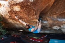 Bouldering in Hueco Tanks on 11/02/2018 with Blue Lizard Climbing and Yoga

Filename: SRM_20181102_1500250.jpg
Aperture: f/4.0
Shutter Speed: 1/320
Body: Canon EOS-1D Mark II
Lens: Canon EF 16-35mm f/2.8 L