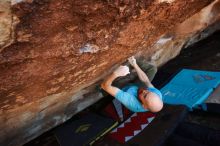 Bouldering in Hueco Tanks on 11/02/2018 with Blue Lizard Climbing and Yoga

Filename: SRM_20181102_1502020.jpg
Aperture: f/4.0
Shutter Speed: 1/320
Body: Canon EOS-1D Mark II
Lens: Canon EF 16-35mm f/2.8 L