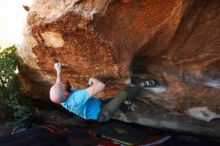 Bouldering in Hueco Tanks on 11/02/2018 with Blue Lizard Climbing and Yoga

Filename: SRM_20181102_1502080.jpg
Aperture: f/4.0
Shutter Speed: 1/400
Body: Canon EOS-1D Mark II
Lens: Canon EF 16-35mm f/2.8 L