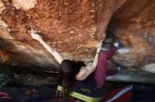 Bouldering in Hueco Tanks on 11/02/2018 with Blue Lizard Climbing and Yoga

Filename: SRM_20181102_1504220.jpg
Aperture: f/4.0
Shutter Speed: 1/250
Body: Canon EOS-1D Mark II
Lens: Canon EF 16-35mm f/2.8 L