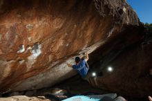 Bouldering in Hueco Tanks on 11/02/2018 with Blue Lizard Climbing and Yoga

Filename: SRM_20181102_1552010.jpg
Aperture: f/9.0
Shutter Speed: 1/250
Body: Canon EOS-1D Mark II
Lens: Canon EF 16-35mm f/2.8 L