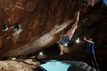 Bouldering in Hueco Tanks on 11/02/2018 with Blue Lizard Climbing and Yoga

Filename: SRM_20181102_1606020.jpg
Aperture: f/9.0
Shutter Speed: 1/250
Body: Canon EOS-1D Mark II
Lens: Canon EF 16-35mm f/2.8 L