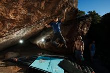 Bouldering in Hueco Tanks on 11/02/2018 with Blue Lizard Climbing and Yoga

Filename: SRM_20181102_1650340.jpg
Aperture: f/9.0
Shutter Speed: 1/250
Body: Canon EOS-1D Mark II
Lens: Canon EF 16-35mm f/2.8 L