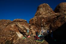 Bouldering in Hueco Tanks on 11/02/2018 with Blue Lizard Climbing and Yoga

Filename: SRM_20181102_1704340.jpg
Aperture: f/10.0
Shutter Speed: 1/250
Body: Canon EOS-1D Mark II
Lens: Canon EF 16-35mm f/2.8 L