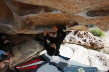 Bouldering in Hueco Tanks on 11/03/2018 with Blue Lizard Climbing and Yoga

Filename: SRM_20181103_0936000.jpg
Aperture: f/5.6
Shutter Speed: 1/640
Body: Canon EOS-1D Mark II
Lens: Canon EF 16-35mm f/2.8 L
