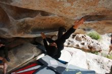 Bouldering in Hueco Tanks on 11/03/2018 with Blue Lizard Climbing and Yoga

Filename: SRM_20181103_0936010.jpg
Aperture: f/5.6
Shutter Speed: 1/640
Body: Canon EOS-1D Mark II
Lens: Canon EF 16-35mm f/2.8 L