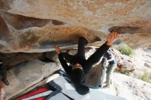 Bouldering in Hueco Tanks on 11/03/2018 with Blue Lizard Climbing and Yoga

Filename: SRM_20181103_0936061.jpg
Aperture: f/5.6
Shutter Speed: 1/320
Body: Canon EOS-1D Mark II
Lens: Canon EF 16-35mm f/2.8 L