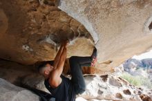 Bouldering in Hueco Tanks on 11/03/2018 with Blue Lizard Climbing and Yoga

Filename: SRM_20181103_0943110.jpg
Aperture: f/5.6
Shutter Speed: 1/320
Body: Canon EOS-1D Mark II
Lens: Canon EF 16-35mm f/2.8 L