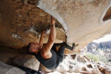 Bouldering in Hueco Tanks on 11/03/2018 with Blue Lizard Climbing and Yoga

Filename: SRM_20181103_0943150.jpg
Aperture: f/5.6
Shutter Speed: 1/400
Body: Canon EOS-1D Mark II
Lens: Canon EF 16-35mm f/2.8 L