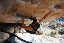 Bouldering in Hueco Tanks on 11/03/2018 with Blue Lizard Climbing and Yoga

Filename: SRM_20181103_0943310.jpg
Aperture: f/5.6
Shutter Speed: 1/640
Body: Canon EOS-1D Mark II
Lens: Canon EF 16-35mm f/2.8 L