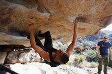 Bouldering in Hueco Tanks on 11/03/2018 with Blue Lizard Climbing and Yoga

Filename: SRM_20181103_0943350.jpg
Aperture: f/5.6
Shutter Speed: 1/640
Body: Canon EOS-1D Mark II
Lens: Canon EF 16-35mm f/2.8 L