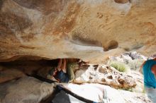 Bouldering in Hueco Tanks on 11/03/2018 with Blue Lizard Climbing and Yoga

Filename: SRM_20181103_0954480.jpg
Aperture: f/5.6
Shutter Speed: 1/640
Body: Canon EOS-1D Mark II
Lens: Canon EF 16-35mm f/2.8 L