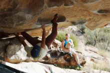 Bouldering in Hueco Tanks on 11/03/2018 with Blue Lizard Climbing and Yoga

Filename: SRM_20181103_1000540.jpg
Aperture: f/4.0
Shutter Speed: 1/1250
Body: Canon EOS-1D Mark II
Lens: Canon EF 50mm f/1.8 II