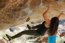 Bouldering in Hueco Tanks on 11/03/2018 with Blue Lizard Climbing and Yoga

Filename: SRM_20181103_1005160.jpg
Aperture: f/4.0
Shutter Speed: 1/800
Body: Canon EOS-1D Mark II
Lens: Canon EF 50mm f/1.8 II