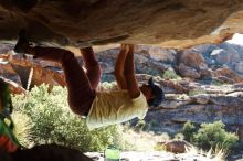 Bouldering in Hueco Tanks on 11/03/2018 with Blue Lizard Climbing and Yoga

Filename: SRM_20181103_1008200.jpg
Aperture: f/5.6
Shutter Speed: 1/400
Body: Canon EOS-1D Mark II
Lens: Canon EF 50mm f/1.8 II