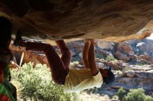 Bouldering in Hueco Tanks on 11/03/2018 with Blue Lizard Climbing and Yoga

Filename: SRM_20181103_1008231.jpg
Aperture: f/5.6
Shutter Speed: 1/400
Body: Canon EOS-1D Mark II
Lens: Canon EF 50mm f/1.8 II