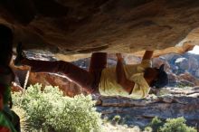 Bouldering in Hueco Tanks on 11/03/2018 with Blue Lizard Climbing and Yoga

Filename: SRM_20181103_1008241.jpg
Aperture: f/5.6
Shutter Speed: 1/400
Body: Canon EOS-1D Mark II
Lens: Canon EF 50mm f/1.8 II