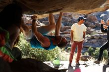 Bouldering in Hueco Tanks on 11/03/2018 with Blue Lizard Climbing and Yoga

Filename: SRM_20181103_1009220.jpg
Aperture: f/5.6
Shutter Speed: 1/500
Body: Canon EOS-1D Mark II
Lens: Canon EF 50mm f/1.8 II