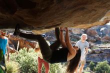 Bouldering in Hueco Tanks on 11/03/2018 with Blue Lizard Climbing and Yoga

Filename: SRM_20181103_1010201.jpg
Aperture: f/5.6
Shutter Speed: 1/400
Body: Canon EOS-1D Mark II
Lens: Canon EF 50mm f/1.8 II